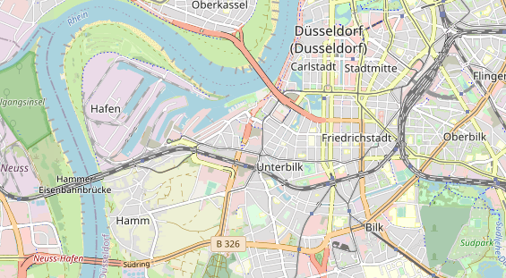 physical therapy on map