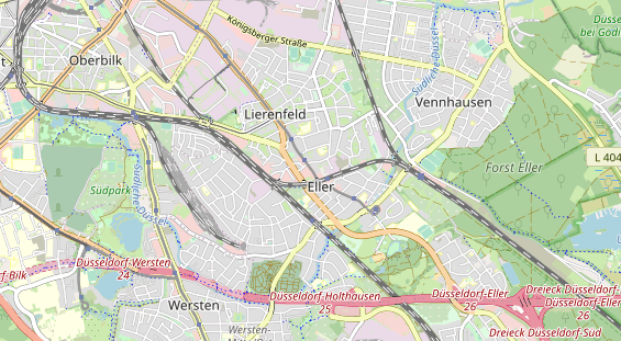 physical therapy on map