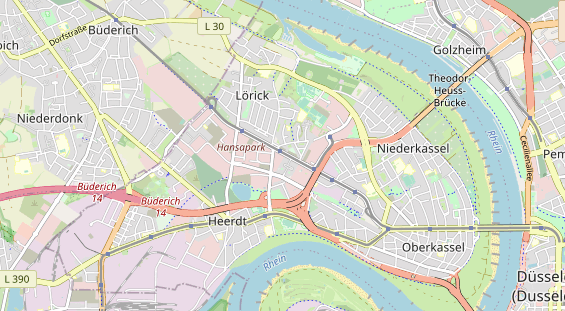 physical therapy on map