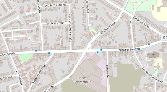 Physiotherapie auf Satellitenbild