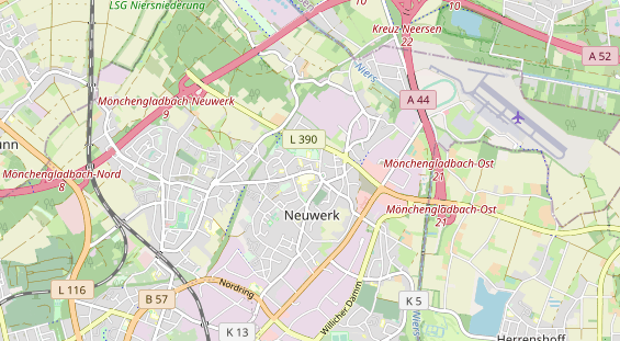 physical therapy on map