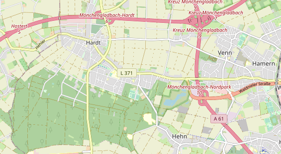 physical therapy on map