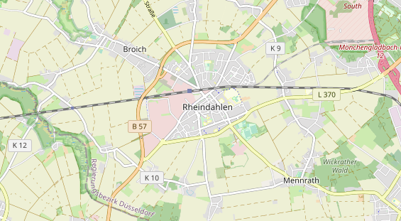 physical therapy on map