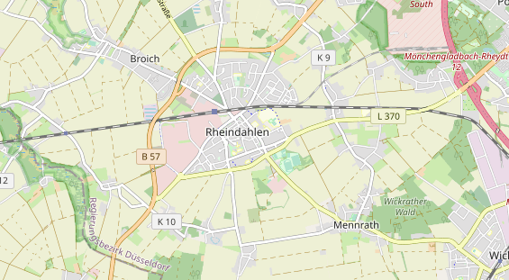 physical therapy on map