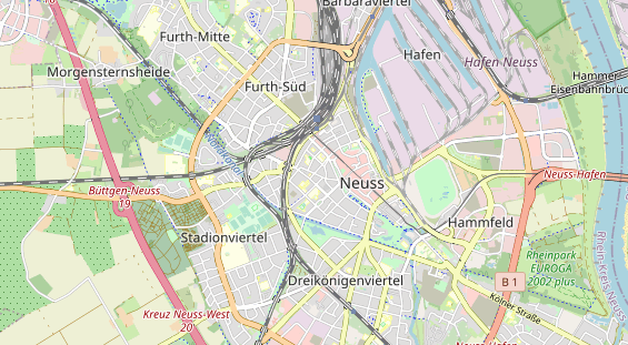 physical therapy on map