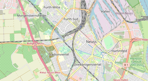 physical therapy on map