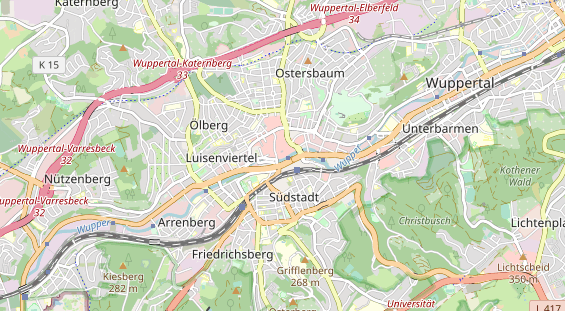 physical therapy on map