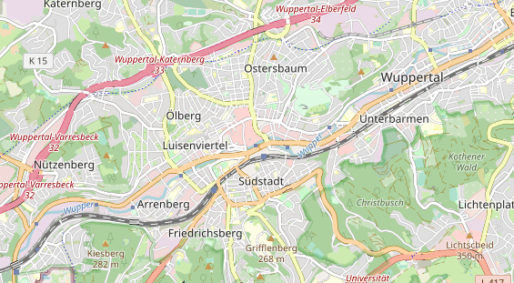 physical therapy on map