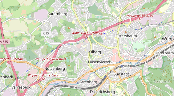 physical therapy on map