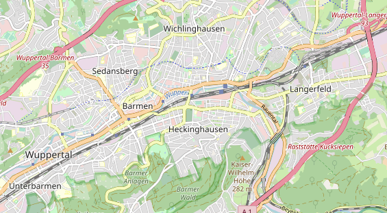 physical therapy on map