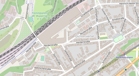 Physiotherapie auf Satellitenbild