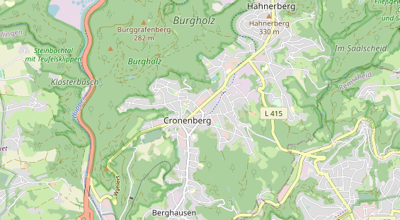 physical therapy on map