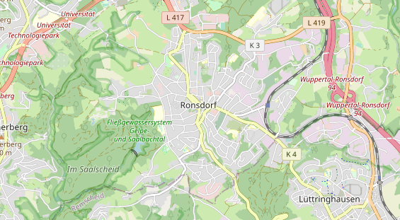 physical therapy on map