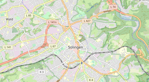 physical therapy on map