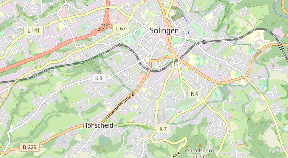 physical therapy on map