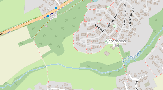 Physiotherapie auf Satellitenbild