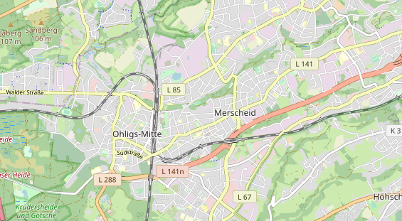 physical therapy on map