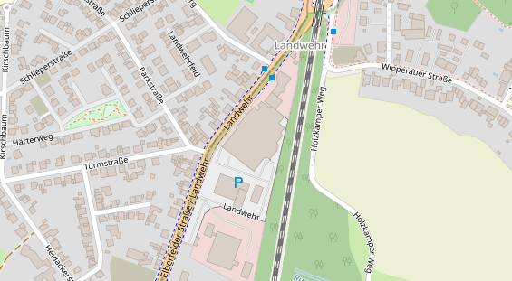 Physiotherapie auf Satellitenbild