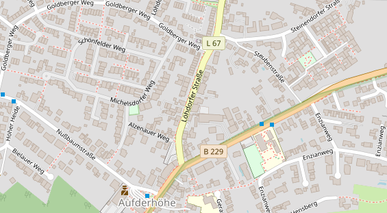 Physiotherapie auf Satellitenbild