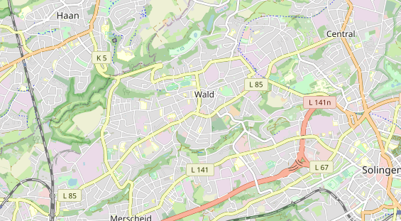 physical therapy on map