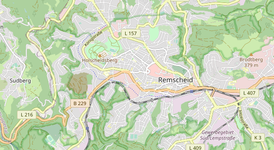 physical therapy on map