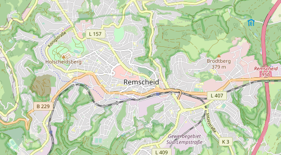 physical therapy on map