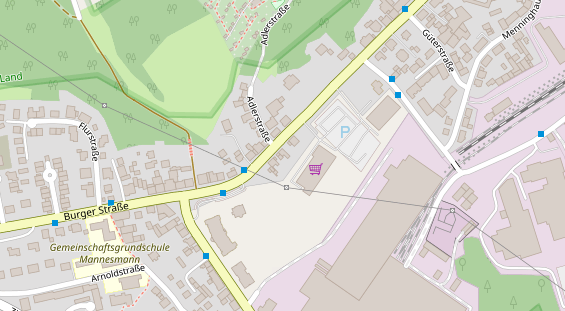 Physiotherapie auf Satellitenbild