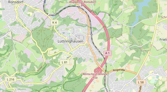 physical therapy on map