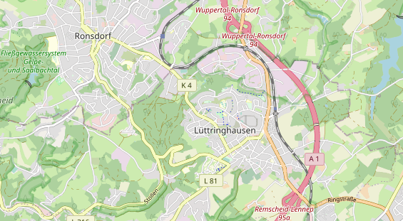 physical therapy on map