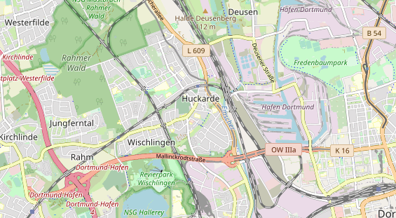 physical therapy on map