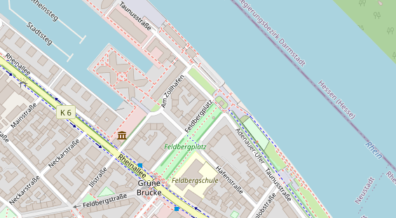 Physiotherapie auf Satellitenbild