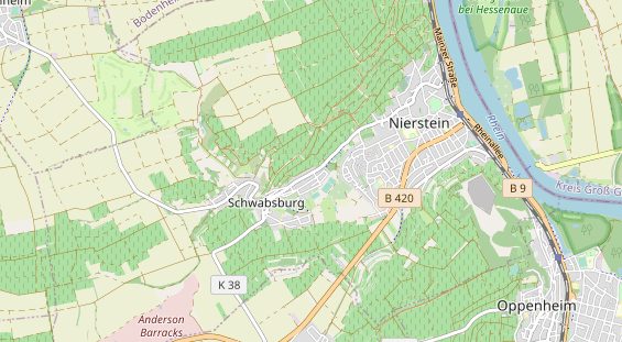 physical therapy on map