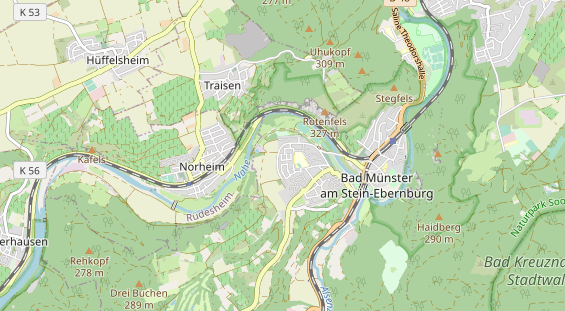 physical therapy on map