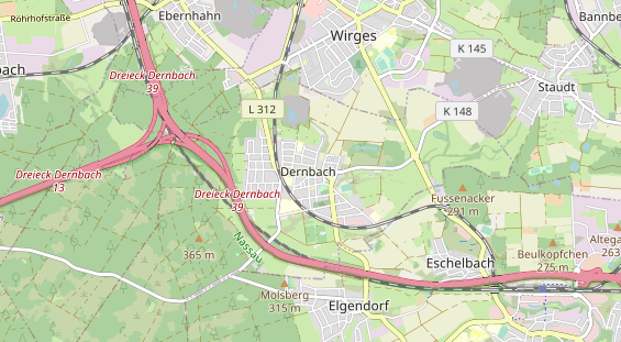 physical therapy on map