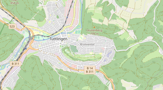 physical therapy on map