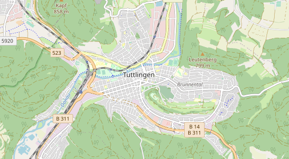 physical therapy on map