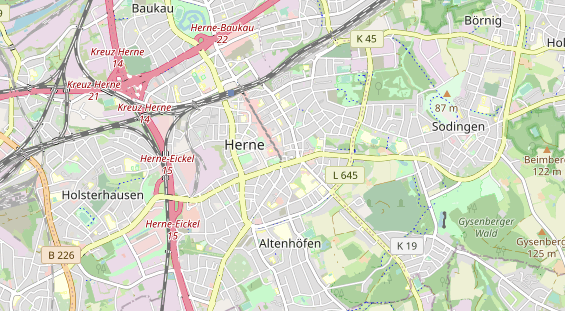 physical therapy on map