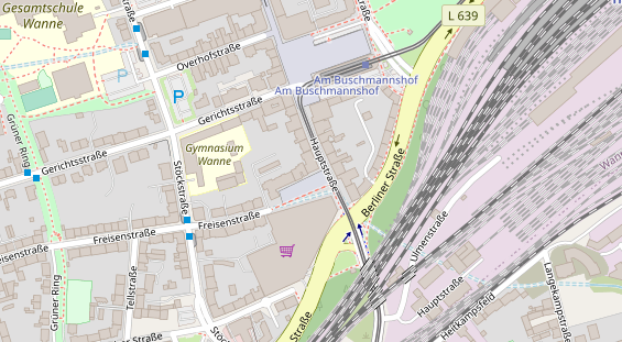 Physiotherapie auf Satellitenbild