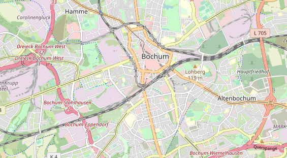 physical therapy on map
