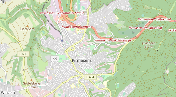 physical therapy on map