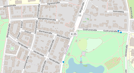 Physiotherapie auf Satellitenbild