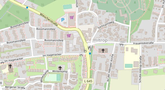 Physiotherapie auf Satellitenbild