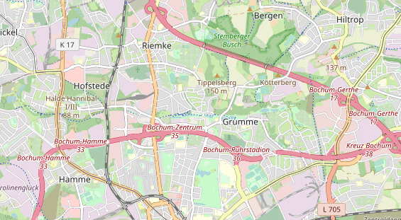 physical therapy on map