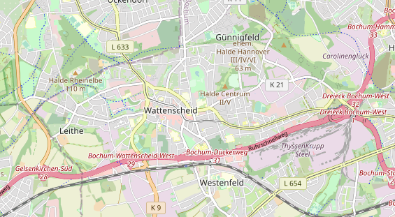 physical therapy on map