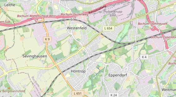 physical therapy on map