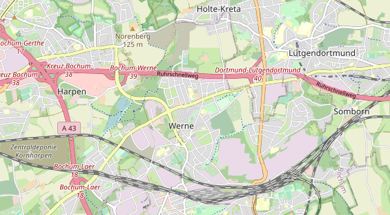 physical therapy on map