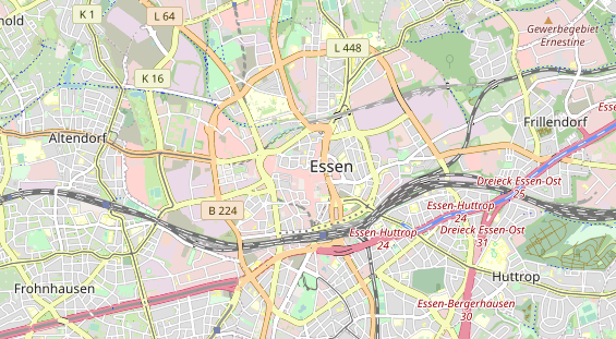 physical therapy on map