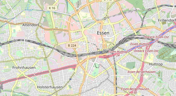 physical therapy on map