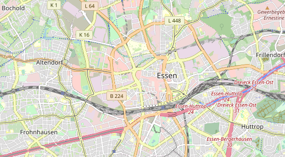 physical therapy on map