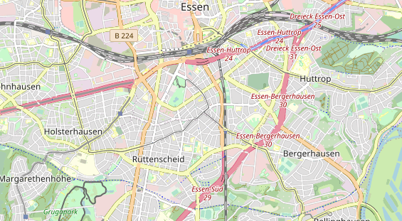 physical therapy on map